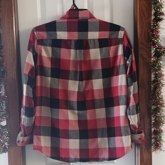 Eddie Bauer Red Flanel - M - Picture 2 of 6